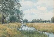 River Landscape near St Ives Huntingdonshire 1897 By William Fraser Garden