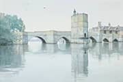 St Ives Bridge By William Fraser Garden