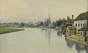 St Ives Looking West from the Bridge By William Fraser Garden