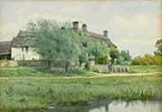 The Front Holywell 1914 By William Fraser Garden