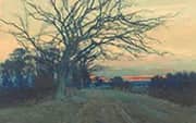 View of a Tree at Sunset 1896 By William Fraser Garden