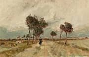 An Avenue in Cayeaux By Rudolf Ribarz