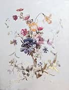 Bouquet with Blue Anemones By Rudolf Ribarz