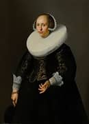 Portrait of a Lady 1636 By Nicolaes Eliasz Pickenoy