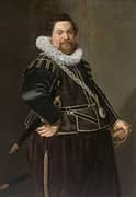 Portrait of a Man 1626 By Nicolaes Eliasz Pickenoy