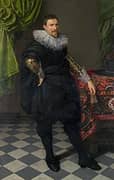Portrait of a Man 1628 By Nicolaes Eliasz Pickenoy