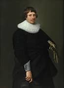 Portrait of a Man 1635 By Nicolaes Eliasz Pickenoy