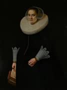 Portrait of a Woman 1631 By Nicolaes Eliasz Pickenoy