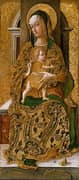 Madonna and Child Enthroned 1472 By Carlo Crivelli
