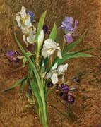 Irises I By Rudolf Ribarz