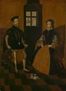Queen Mary I of England and King Philip II of Spain By Lucas De Heere