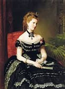 Portrait of Matilde de Aguilera y Gamboa Lady of Fontagud 1873 By Federico de Madrazo y Kuntz