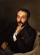 Portrait of the Painter's Friend Adrien Dauzats By Federico de Madrazo y Kuntz