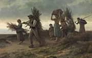 A Family of Woodcutters 1888 By Frans van Kuyck