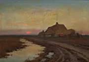 Sunset By Frans van Kuyck