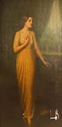 A Lady in Yellow By Edmund Hodgson Smart