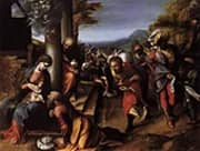 The Adoration of the Magi By Antonio da Correggio