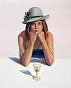 Martini Girl By Wayne Thiebaud