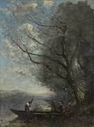 The Ferryman By Jean-Baptiste Corot
