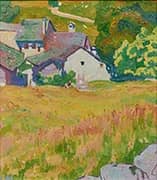 Flowering Meadow near Stampa 1910 By Giovanni Giacometti