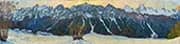 Panorama in Bregaglia 1902 By Giovanni Giacometti
