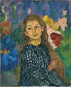 Portrait of Ottilia Giacometti 1912 By Giovanni Giacometti