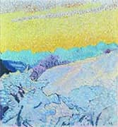 Winter Evening By Giovanni Giacometti