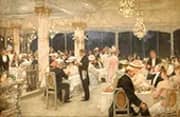 An Evening of Prizes at the Armenonville Pavilion 1905 By Henri Gervex