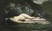 Sleeping Bather By Henri Gervex
