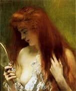 Girl with Red Hair By Henri Gervex