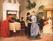 In the Salon By Henri Gervex