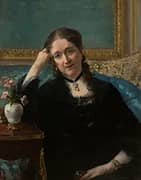 Portrait of Madame Blerzy 1884 By Henri Gervex