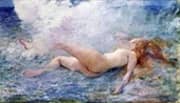 Tossed by a Wave 1907 By Henri Gervex