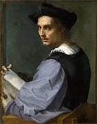 Portrait of a Young Man By Andrea del Sarto