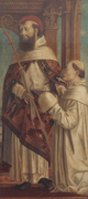 Holy Monk and Donor By Bernardo Zenale