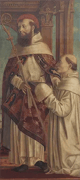 Holy Monk and Donor By Bernardo Zenale