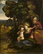 Rest on the Flight into Egypt By Dosso Dossi