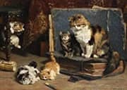Budding Artists 1907 By Charles van den Eycken