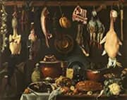 Pantry with Cask Game Meat and Pottery By Jacopo Chimenti