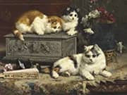 Up to No Good 1896 By Charles van den Eycken