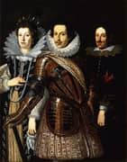 Portrait of Marie Madeleine of Austria Cosimo II and Ferdinand II de Medici c1640 By Justus Suttermans