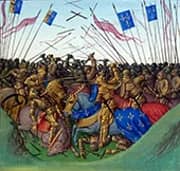 Battle of Fontenay en Puisaye By Jean Fouquet