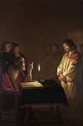 Christ before the High Priest c1617 By Gerard van Honthorst