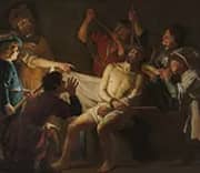 Christ Crowned with Thorns By Gerard van Honthorst