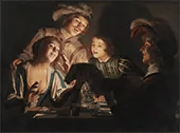 Musical Group by Candlelight 1623 By Gerard van Honthorst