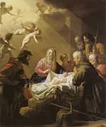 The Adoration of the Shepherds By Gerard van Honthorst