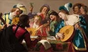 The Concert 1623 By Gerard van Honthorst