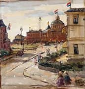 Queen's Day in Scheveningen By Abraham Fresco