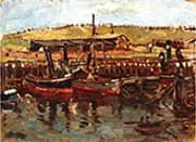 Scheveningen Inner Harbour By Abraham Fresco