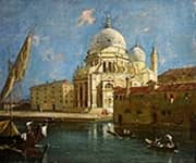 Venice Basilica Della Salute By Francesco Guardi
